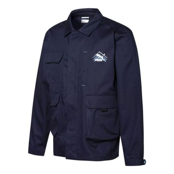 Camping Mountain Cargo Jacket “Navy”