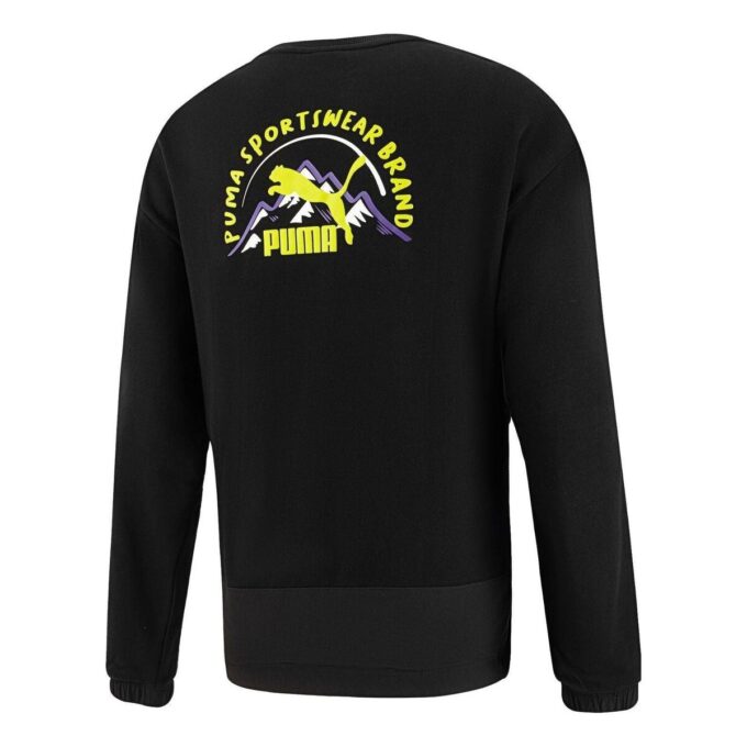 Camping Sportswear Mountain Long Sleeve Tee “Black”
