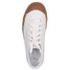Capris Leather Skateboarding Sneakers “White”