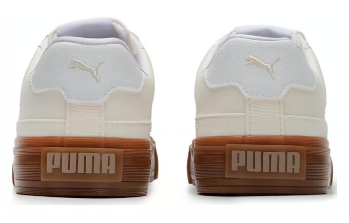 Capris Leather Skateboarding Sneakers “White”