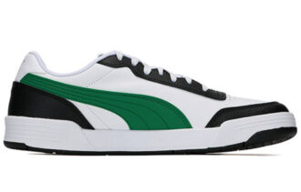 Caracal Wear-resistant Lightweight Low Tops Casual Skateboarding Shoes Unisex White Green