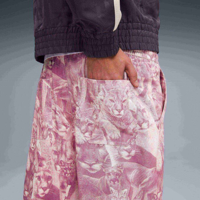 Cat Crazy Men Animal Print Pants