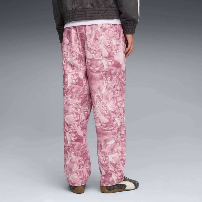 Cat Crazy Men Animal Print Pants