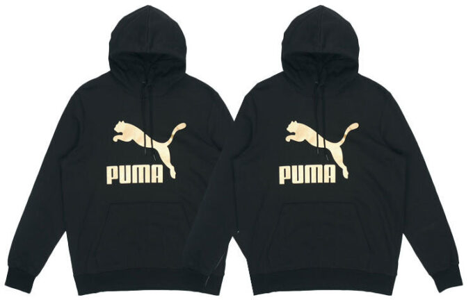 Classics Bronzing Logo Printing Sports Black