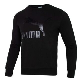 Classics Logo Crew Neck Sweater “Black”