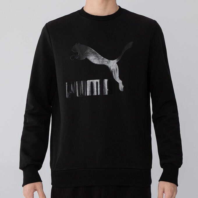 Classics Logo Crew Neck Sweater “Black”