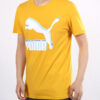 Classics Logo logo Sports Short Sleeve TEE Men Yellow