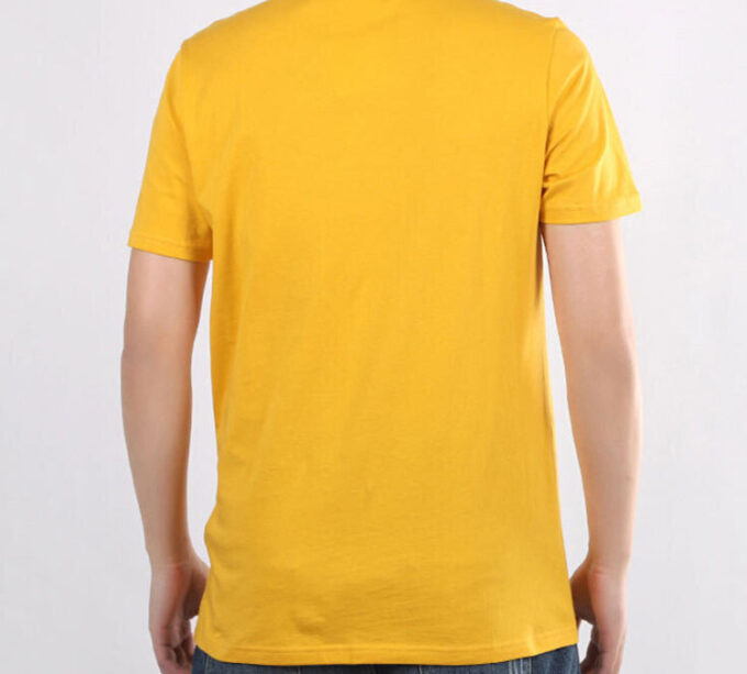 Classics Logo logo Sports Short Sleeve TEE Men Yellow