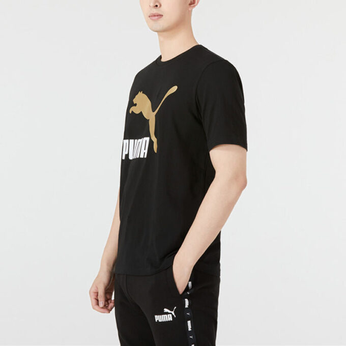 Classics Logo Metallic Tee “Black”