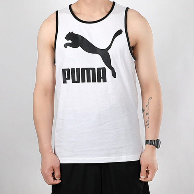 Classics Logo Tank “White Black”