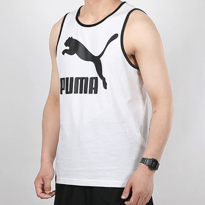 Classics Logo Tank “White Black”