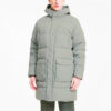 Classics Long Down Jacket “Grey Green”