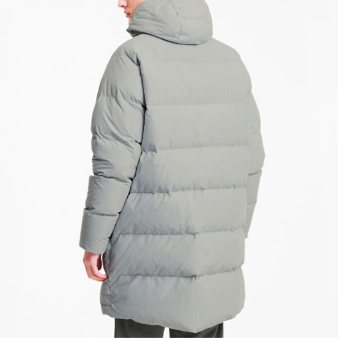 Classics Long Down Jacket “Grey Green”