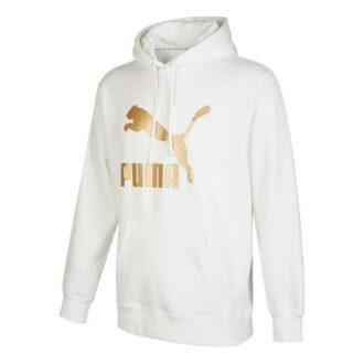 Classics Metallic Regular Fit Hoodie “White”
