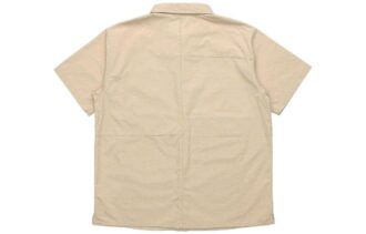 Classics Oversized Short Sleeve Polo Shirt “Beige”