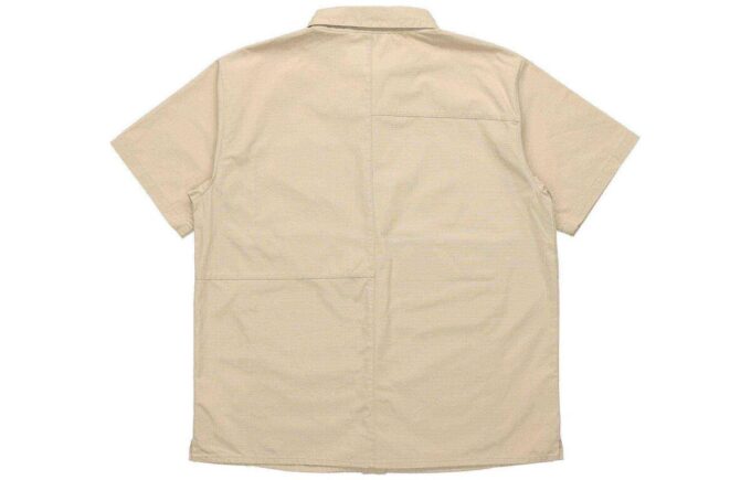 Classics Oversized Short Sleeve Polo Shirt “Beige”