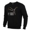 Classics Printed Pullover Fleece Men Black/Gold