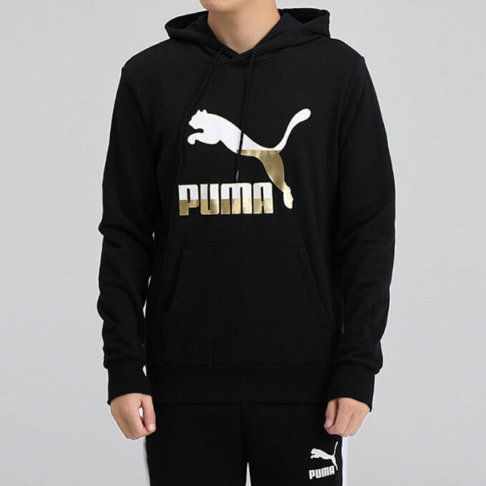 Classics Printing Drawstring Black Gold Color