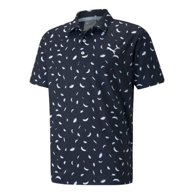 Cloudspun Feather Polo Shirts “Navy White”