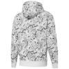 Club All Over Print Full Zip Hoodie Jacket “White”