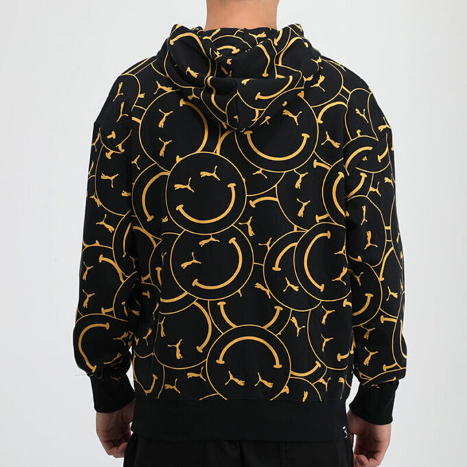 Club AOP Printed Hoodie TR “Black”