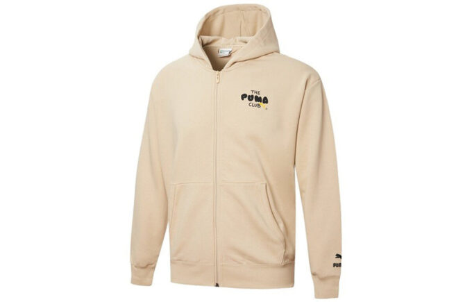 Club Graphic Full Zip Jacket “Beige”