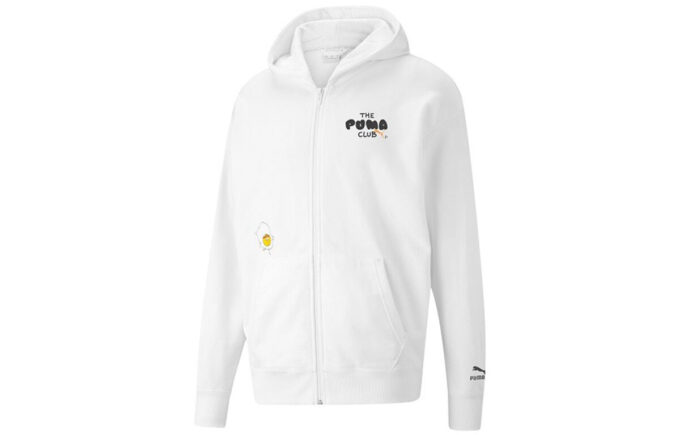 Club Graphic Full Zip Jacket “White”