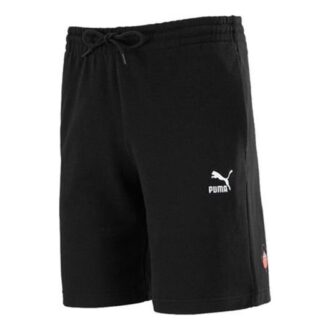 Club Shorts Embroidered Logo Casual Sports Black