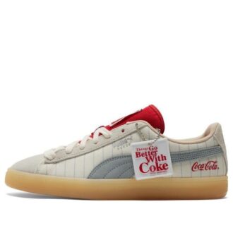Coca-Cola x Suede “Slate Pinstripes”