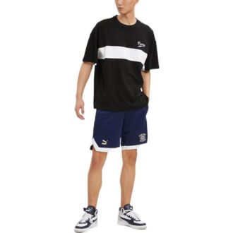 Coloblock Logo Tee “Black”