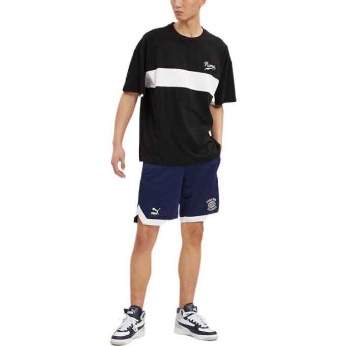 Coloblock Logo Tee “Black”