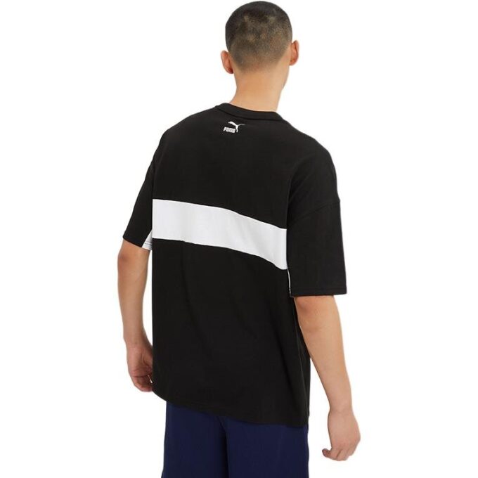 Coloblock Logo Tee “Black”