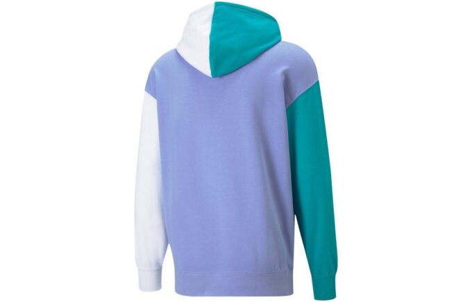 Colorblock Fandom Logo Hoodie “Purple”