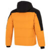 Colorblock Padded Down Jacket “Orange”