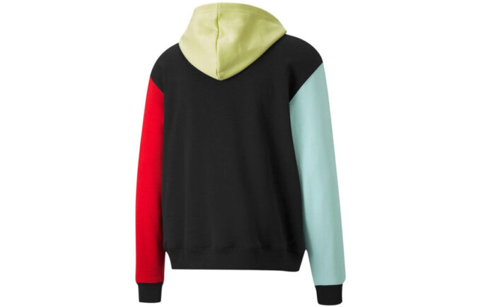 Combine Hoodie Sweatshirt “Black Yellow Red Blue”