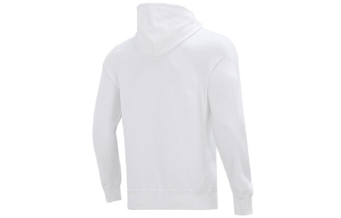 Contrasting Colors Logo Printing Knit White