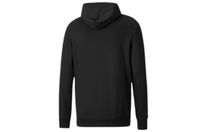 Cotton Crew Neck Hoodie “Black Blue Green”