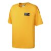 Culture MakerTee Black Loose Sports Round Neck Short Sleeve Yellow