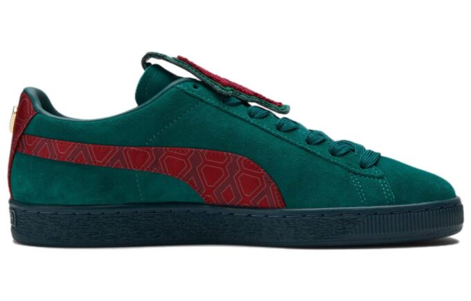 Dapper Dan x Suede “Jacquard Print – Varsity Green”