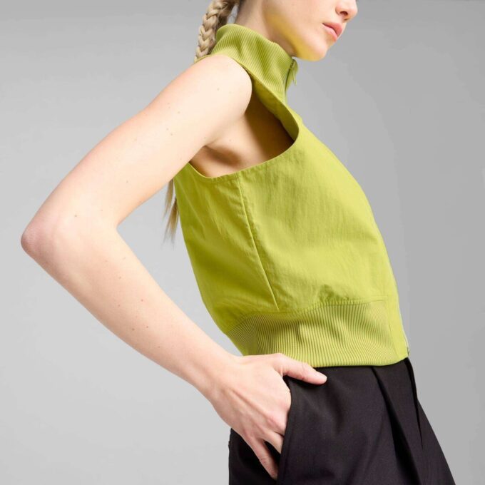 DARE TO Women Full-Zip Woven Vest