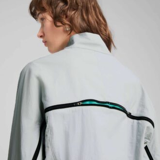 DARE TO Women Oversized Full-Zip Woven Jacket