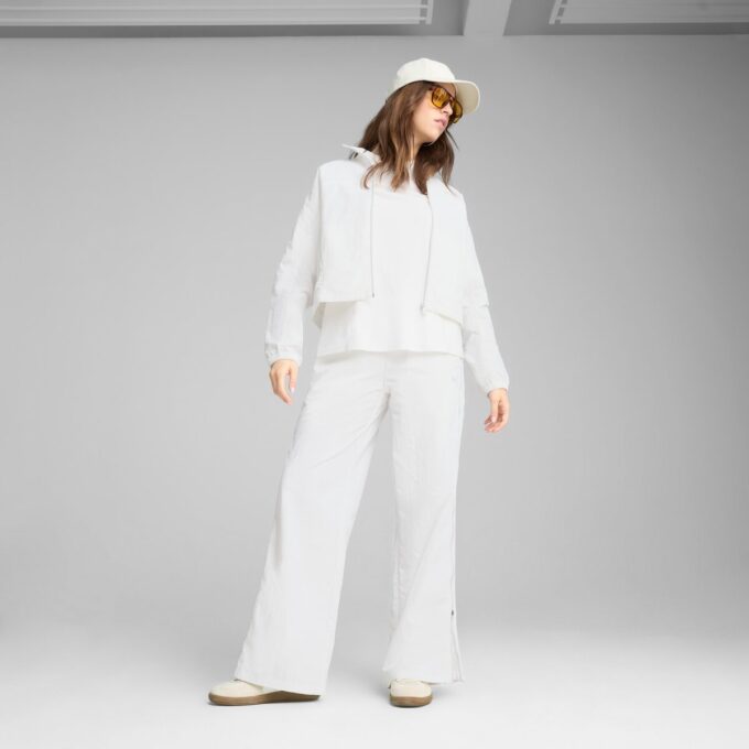 DARE TO Women Oversized Full-Zip Woven Jacket DARE TO Women Oversized Full-Zip Woven Jacket