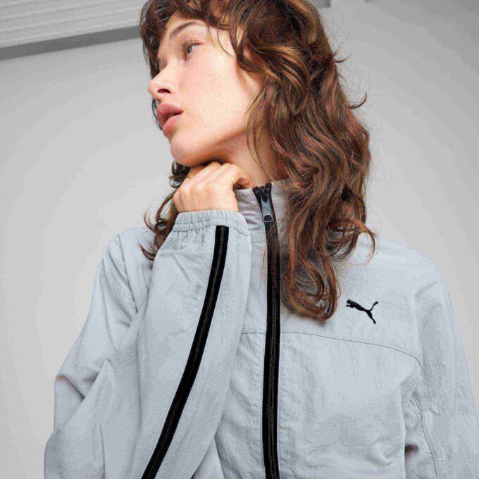 DARE TO Women Oversized Full-Zip Woven Jacket DARE TO Women Oversized Full-Zip Woven Jacket