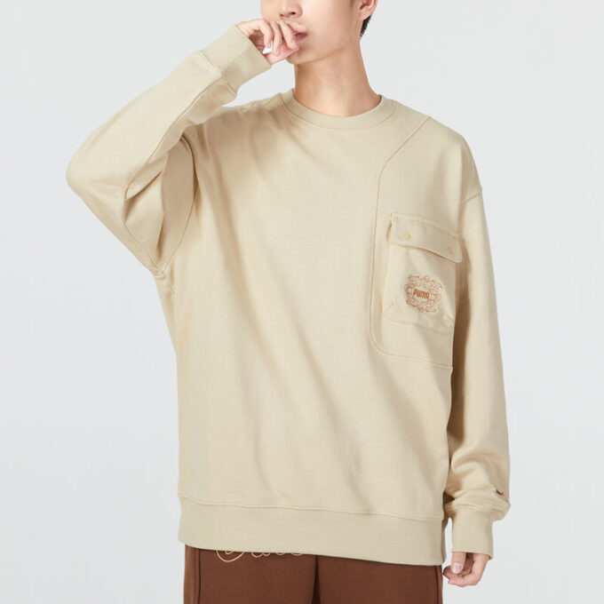 Das CC Graphic Crew Sweater “Beige”