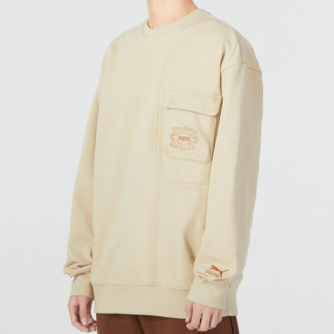Das CC Graphic Crew Sweater “Beige”