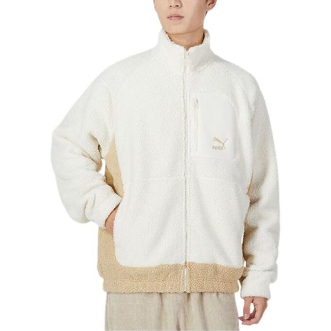 Das CC Stand Collar Jacket “White”