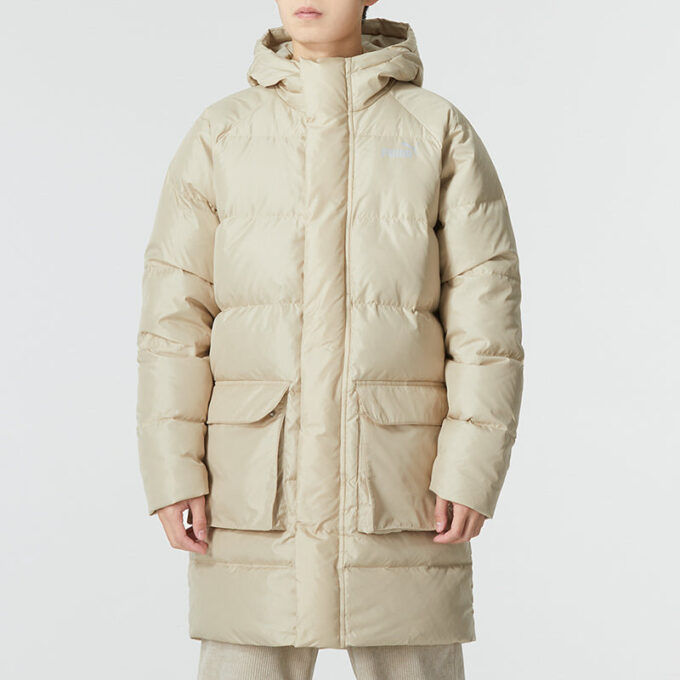 Das Long Down Jacket “Beige”