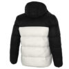 Detachable Hoodie Down Jacket “White Black”