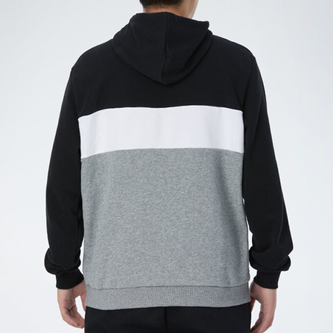 Double Down Hoodie “Grey Black White”