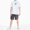 Downtown Classical Logo Short Sleeve TEE Men White